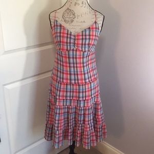 Plaid Sleeveless Dress
